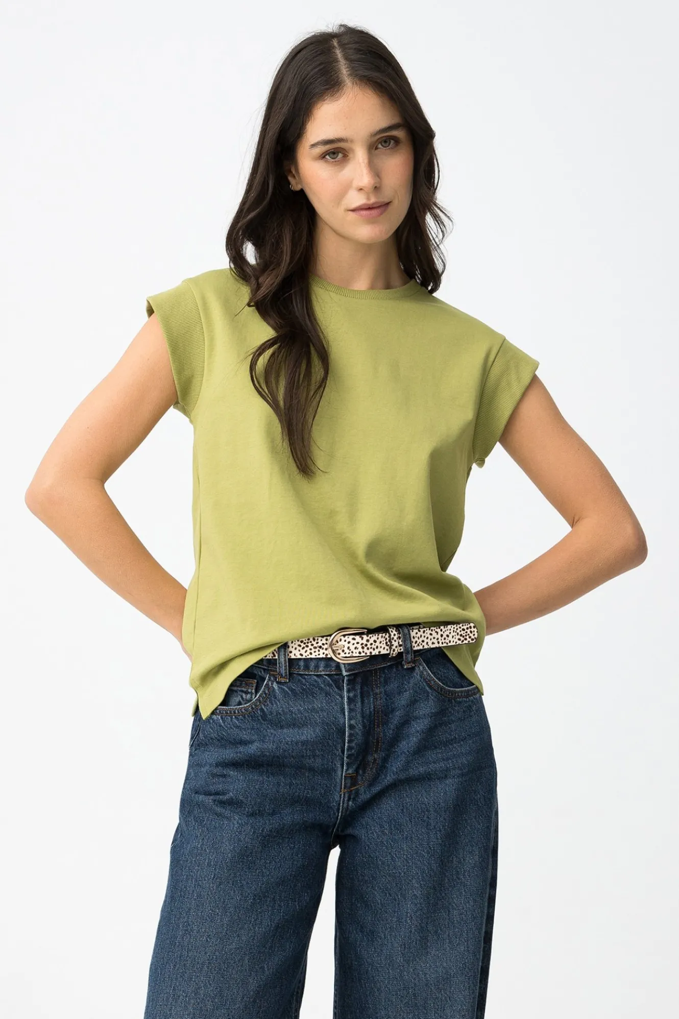 Tiffosi Camiseta minimalista^Mujer Camisetas