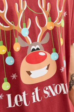 Jack & Jones Camiseta navide&ntilde;a manga corta^Hombre Camisetas