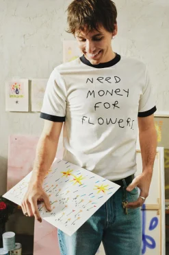 Springfield Camiseta need money for flowers^Hombre Camisetas