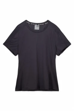 Dash and Stars Camiseta negra ultraligera^Mujer Deporte