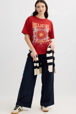 Inside Camiseta oversize^Mujer Camisetas