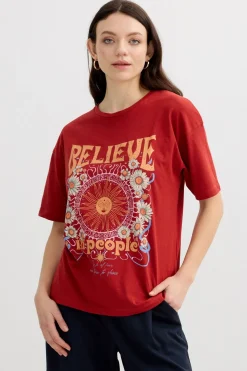 Inside Camiseta oversize^Mujer Camisetas