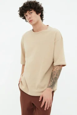 Trendyol Camiseta oversize manga corta^Hombre Camisetas