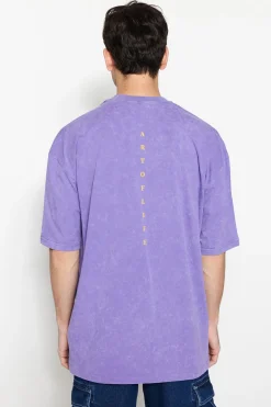 Trendyol Camiseta oversize manga corta^Hombre Camisetas