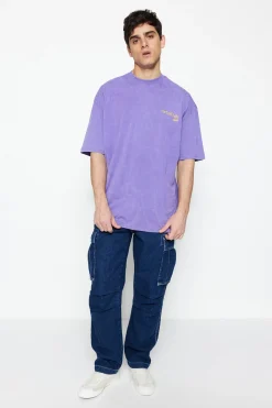 Trendyol Camiseta oversize manga corta^Hombre Camisetas