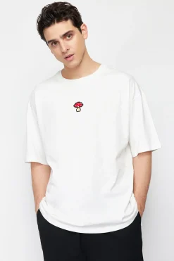 Trendyol Camiseta oversize manga corta^Hombre Camisetas