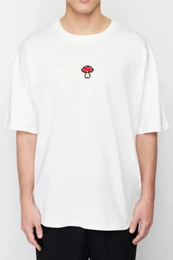 Trendyol Camiseta oversize manga corta^Hombre Camisetas