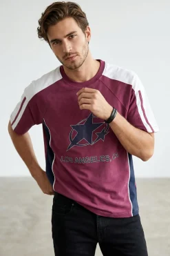 Trendyol Camiseta oversize manga corta^Hombre Camisetas