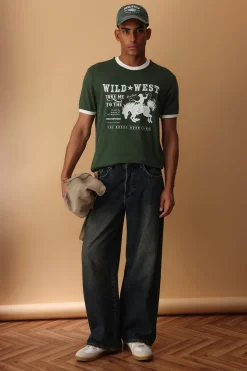 Trendyol Camiseta oversize manga corta^Hombre Camisetas