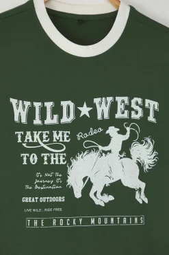 Trendyol Camiseta oversize manga corta^Hombre Camisetas