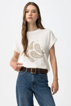 Tiffosi Camiseta Paisley^Mujer Camisetas