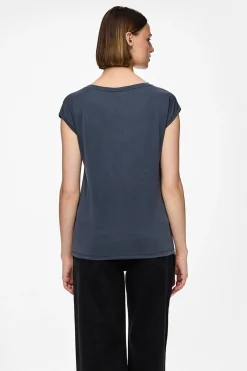 Pieces Camiseta pico fresca^Mujer Camisetas|Basic Bar