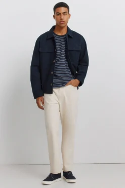 Springfield Camiseta piqu&eacute; rayas^Hombre Camisetas