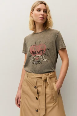 Systemaction Camiseta print coraz&oacute;n^Mujer Camisetas