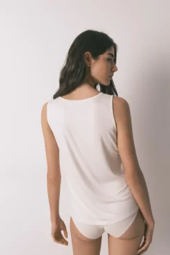 Women'secret Camiseta punto s&uacute;per suave beige^Mujer Pijamas