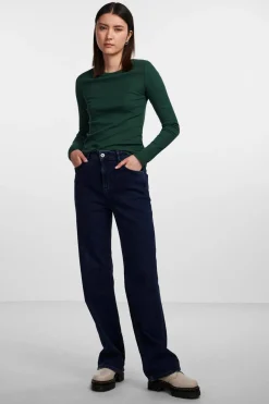 Pieces Camiseta rayas manga larga^Mujer Camisetas