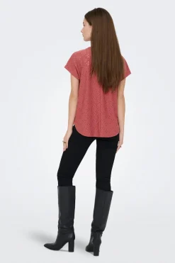 Only Camiseta regular fit manga corta^Mujer Camisetas