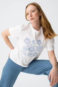 Tiffosi Camiseta relaxed fit^Mujer Camisetas