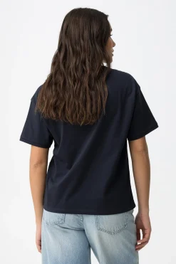 Tiffosi Camiseta relaxed nudos^Mujer Camisetas
