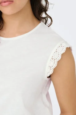 JDY Camiseta sin mangas encaje^Mujer Camisetas