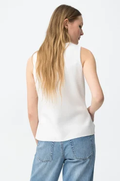 Tiffosi Camiseta slim botones^Mujer Camisetas