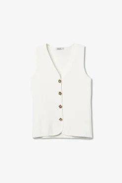 Tiffosi Camiseta slim botones^Mujer Camisetas
