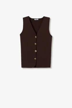 Tiffosi Camiseta slim botones^Mujer Camisetas