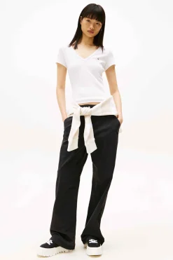 Tommy Jeans Camiseta slim de manga corta^Mujer Camisetas