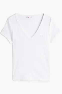 Tommy Jeans Camiseta slim de manga corta^Mujer Camisetas