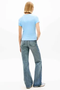 Tommy Jeans Camiseta slim manga corta^Mujer Camisetas