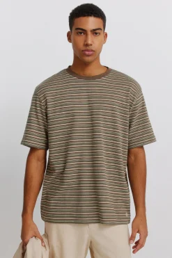 Springfield Camiseta textura rayas^Hombre Camisetas