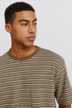 Springfield Camiseta textura rayas^Hombre Camisetas