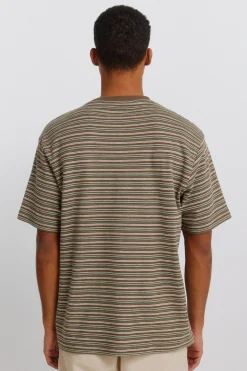 Springfield Camiseta textura rayas^Hombre Camisetas