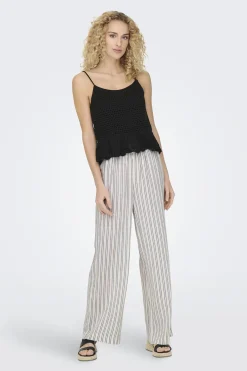 Only Camiseta tirantes crochet^Mujer Camisetas