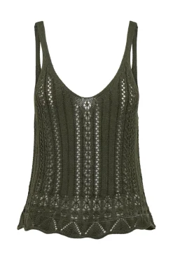 Only Camiseta tirantes de crochet^Mujer Camisetas