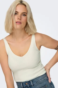 JDY Camiseta tirantes punto^Mujer Camisetas