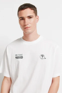 Springfield Camiseta today's mood^Hombre Camisetas