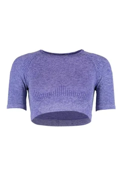 Trendyol Camiseta top deportiva jaspeada^Mujer Deporte