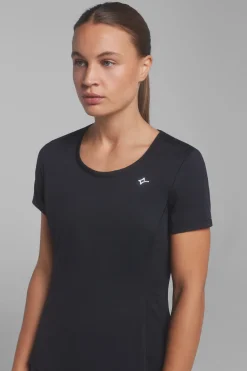 Dash and Stars Camiseta transpirable negra^Mujer Deporte