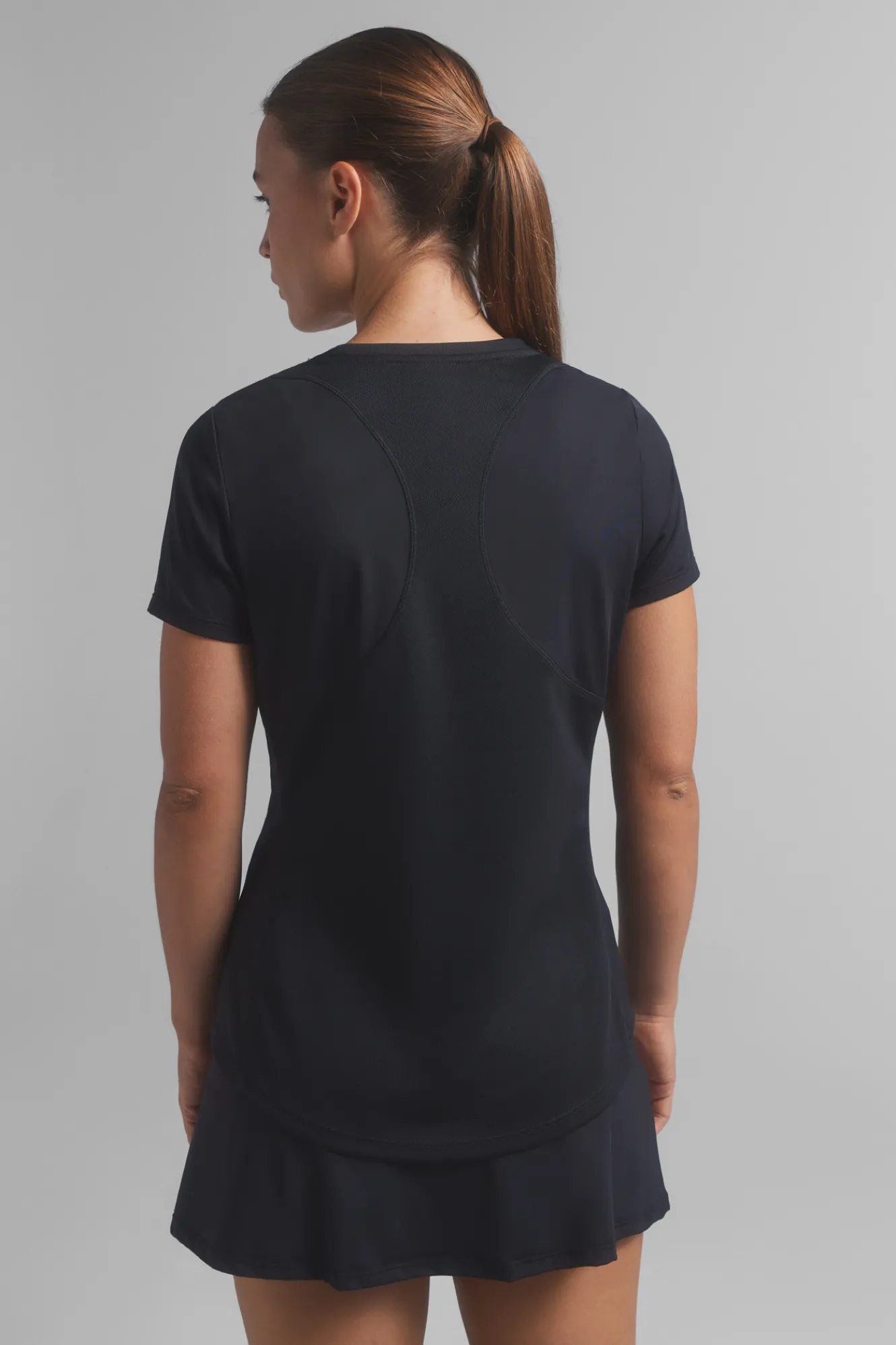 Dash and Stars Camiseta transpirable negra^Mujer Deporte