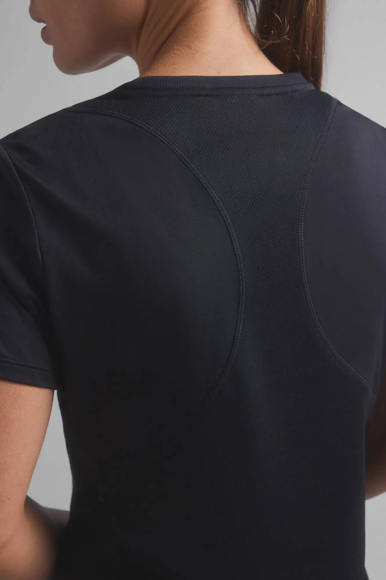 Dash and Stars Camiseta transpirable negra^Mujer Deporte