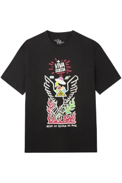 Springfield Camiseta Viva Suecia^Mujer Camisetas|Camisetas