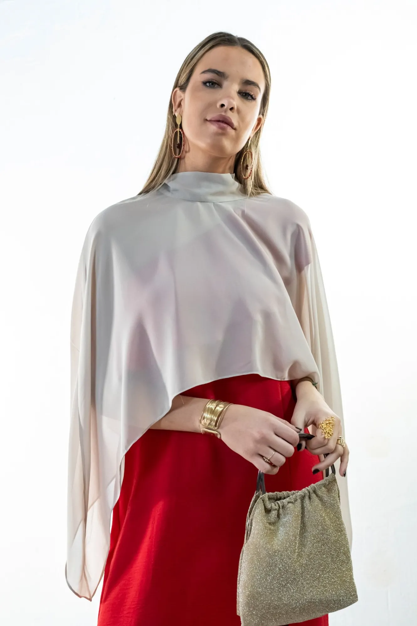 Cul Sac Capa corta de cuello alto^Mujer Vestidos Y Monos