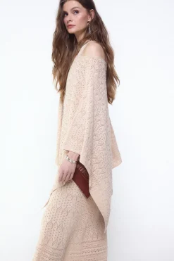 Slowlove Capa punto calado^Mujer Chaquetas