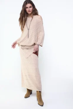 Slowlove Capa punto calado^Mujer Chaquetas