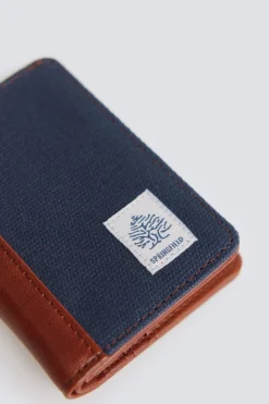 Springfield Cartera canvas y efecto piel^Hombre Carteras