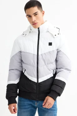 Inside Cazadora Acolchada Con Capucha^Hombre Cazadoras