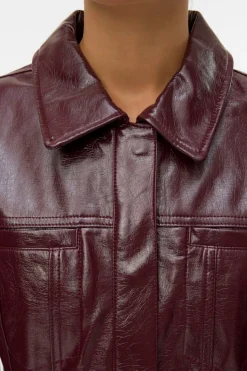 Vero Moda Cazadora ajustada efecto piel^Mujer Chaquetas