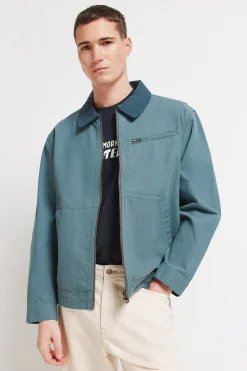 Springfield Cazadora algod&oacute;n lavada contraste^Hombre Cazadoras