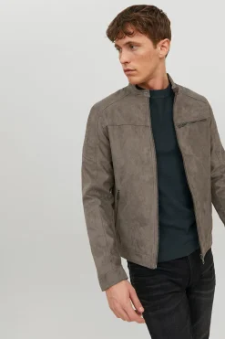 Jack & Jones Cazadora biker efecto ante^Hombre Cazadoras